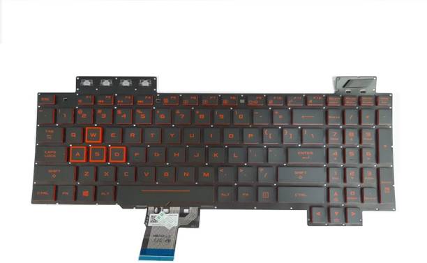 SOLUTIONS-365 COMPATIBLE FOR ASUS TUF Gaming FX705DY FX705DD FX705DT FX705DU RED BACKLIT Internal Laptop-size Laptop Keyboard