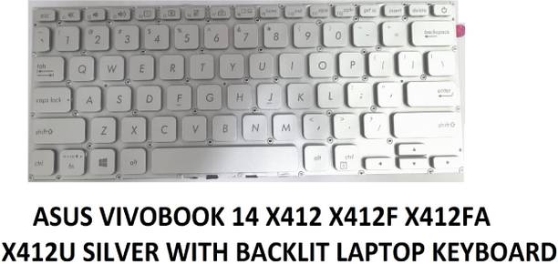 SOLUTIONS-365 COMPATIBLE KEYBOARD FOR ASUS VIVOBOOK 14 X412 X412F WITH BACKLIT Internal Laptop-size Laptop Keyboard Compatible with Desktop, Laptop, Mac