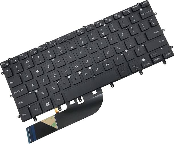 TechSio Inspiron 13 7000 7347 7352 7353 7359 7348 7347 With Backlight Internal Laptop-size Laptop Keyboard Compatible with Desktop, Laptop, Mac