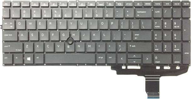 SOLUTIONS-365 COMPATIBLE HP 850-G7 WITH BACKLIT BLACK US Internal Laptop-size Laptop Keyboard Compatible with Desktop, Laptop, Mac
