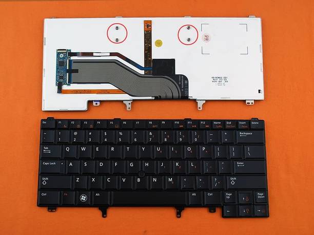 TechSonic Keyboard For Dell Latitude E6420, E6320, E5420, E6220, E6430 Series 0RT9T6 Internal Laptop-size Laptop Keyboard Compatible with Desktop, Laptop, Mac
