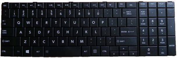 TECHCLONE Laptop Keyboard Replacement SATTELITE C50-A Internal Laptop-size Laptop Keyboard Compatible with Desktop, Laptop, Mac