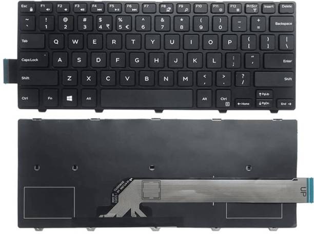 TecSone Keyboard for Inspiron 14-3000, 5442, 5443, 5457, 5458 Wireless Standard Laptop Keyboard Compatible with Desktop, Laptop, Mac