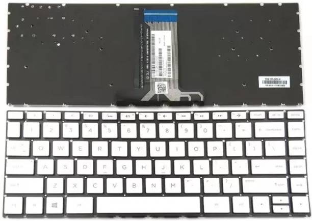 SOLUTIONS-365 HP 14-BK SILVER BACKLIT Wireless Laptop-size Laptop Keyboard Compatible with Desktop, Laptop, Mac