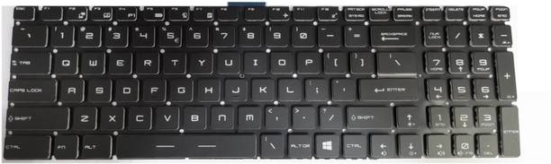 SOLUTIONS-365 COMPATIBLE FOR MSI GS60 GT72 GL62 GE62 GS70 WS60 GE72 BLACK WITHOUT BACKLIT Internal Laptop-size Laptop Keyboard