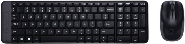 Logitech MK220 Mouse & Keyboard Combo Wireless Standard Laptop Ke