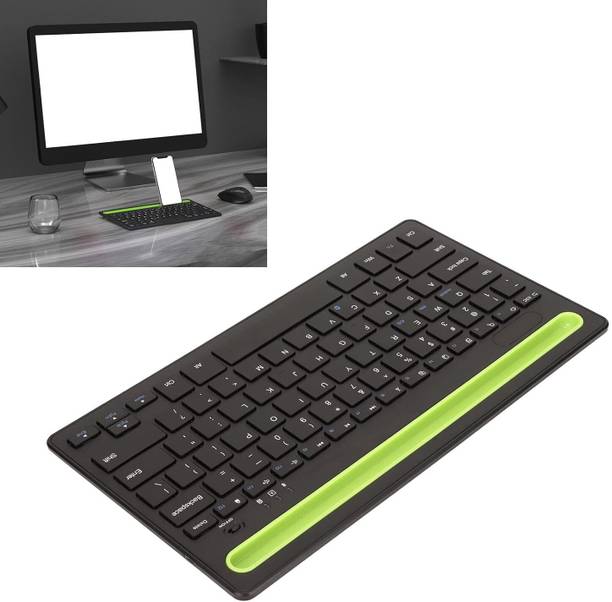 TECHGEAR design U Groove rechargeable bluetooths keyboard wireless with stand hold Bluetooth Standard Laptop Keyboard Compatible with Desktop, Laptop, Mac