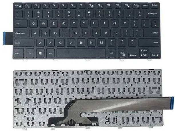 SOLUTIONS-365 Keyboard for DELL 14-3000 Wireless Laptop-size Laptop Keyboard Compatible with Desktop, Laptop, Mac DELL 14-3000 Wireless Laptop Keyboard