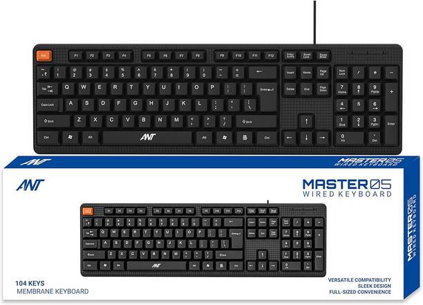 Ant Esports Master05 Wired USB Standard Laptop Keyboard Compatible with Laptop, Desktop