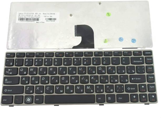 SOLUTIONS-365 Compatible Lenovo IdeaPad Z360 Z360A with frame Internal Laptop-size Laptop Keyboard