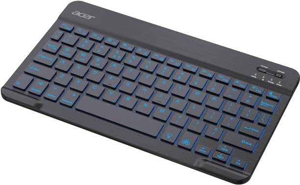 Acer Nano Pad Slim Wireless Backlit Keyboard Bluetooth Standard Laptop Keyboard Compatible with Laptop, Tablet, iPad, Desktop