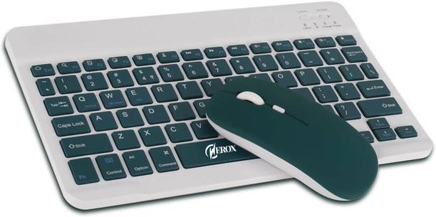 WEROX YT5 Wireless Keyboard & Mouse Combo Set Wireless, Bluetooth Handheld Laptop Keyboard Compatible with Desktop, iPad, Laptop, Tablet