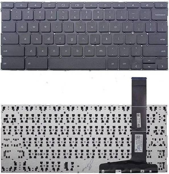 SOLUTIONS-365 ASUS C300 WITHOUT BACKLIT BLACK US Internal Laptop-size Laptop Keyboard Compatible with Desktop, Laptop, Mac