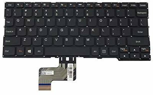 TechSonic Keyboard For Lenovo Yoga 300 Yoga 300-11IBR Yoga 300-11IBY Yoga 700-11ISK Internal Laptop-size Laptop Keyboard Compatible with Desktop, Laptop, Mac