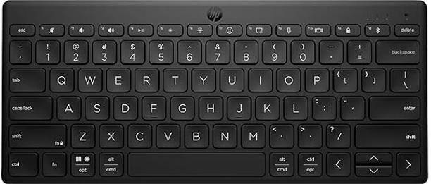 HP 350 Compact Multi-Device connectivity (upto 3 devices) with 2 years battery life Bluetooth Multi-device Keyboard