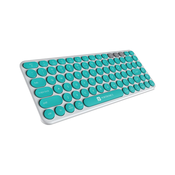 Portronics POR 348 Bluetooth, Wireless Handheld Laptop Keyboard Compatible with Desktop, Laptop, Mac Bubble 2.0