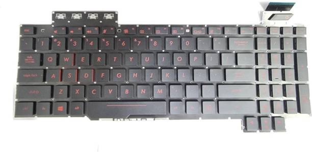 SOLUTIONS-365 COMPATIBLE FOR Asus Rog Fx63 Fx63v Fx503v Fx503vm Fx503vd RED BACKLIT Internal Laptop-size Laptop Keyboard Compatible with Desktop, Laptop, Mac