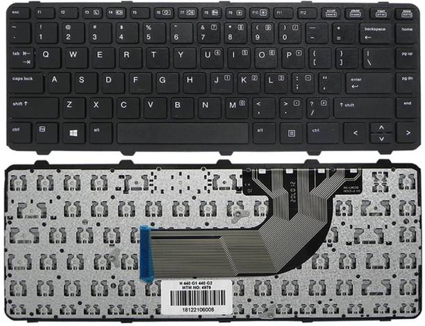 TecSone Keyboard for ProBook 440 G1, 430, 445, 640, 645 Laptops Wireless Standard Laptop Keyboard Compatible with Desktop, Laptop, Mac
