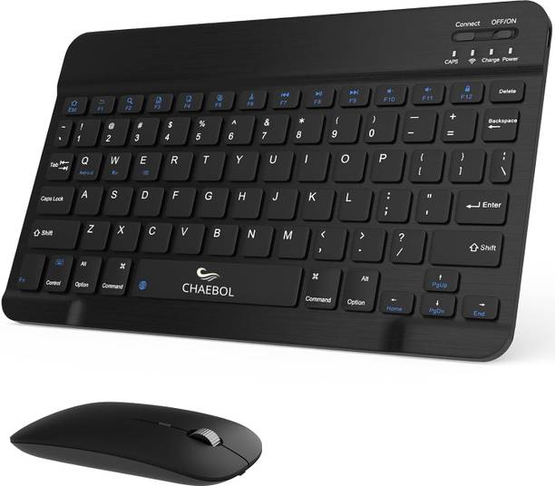 Chaebol KW4 Bluetooth Keyboard & Mouse Combo Set,1600 DPI Bluetooth, Wireless Laptop-size Laptop Keyboard Compatible with Tablet, Desktop, iPad, Laptop