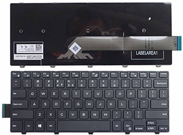 TECHCLONE Laptop Keyboard Replacement for DELL Inspiron 3442 3441 3443 3446 5447 14 3000 Internal Laptop-size Laptop Keyboard Compatible with Desktop, Laptop, Mac
