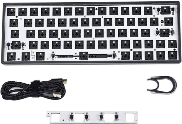 SKYLOONG GK64 Barebone Kit Wired USB Laptop-size Laptop Keyboard Compatible with Desktop, Laptop, Mac