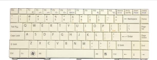 SOLUTIONS-365 COMPATIBLE LAPTOP KEYBOARD FOR VGN-C WITHOUT BACKLIT WHITE US Internal Laptop-size Laptop Keyboard Compatible with Desktop, Laptop, Mac