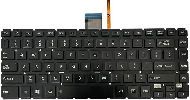 SOLUTIONS-365 COMPATIBLE LAPTOP KEYBOARD FOR TOSHIBA E45-W WITH BACKLIT BLACK US Internal Laptop-size Laptop Keyboard Compatible with Desktop, Laptop, Mac