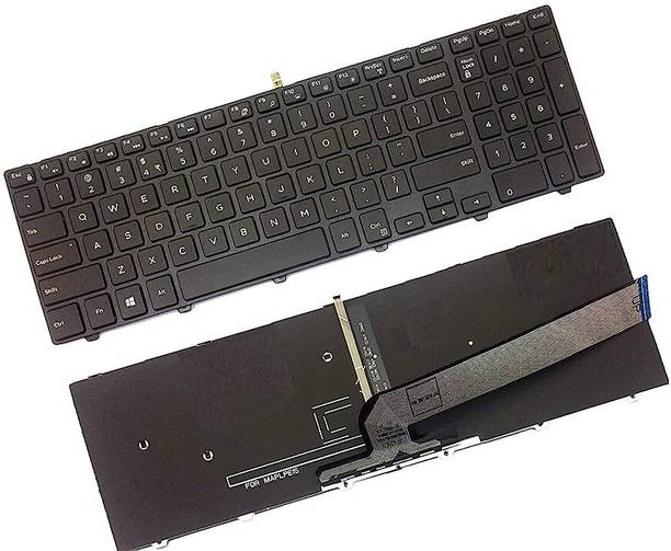 SellZone Keyboard for Dell Inspiron 15 3543 Laptop (with Back Light) Internal Laptop-size Laptop Keyboard Compatible with Desktop, Laptop, Mac