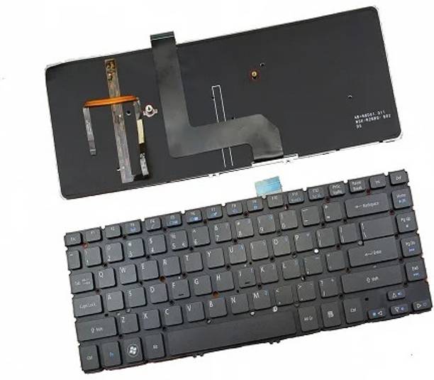 SOLUTIONS-365 ACER M5-481 WITH BACKLIT BLACK US Internal Laptop-size Laptop Keyboard