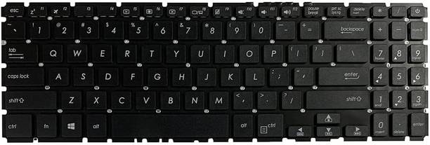 SellZone Keyboard for Asus Vivobook X507UA-EJ215T Laptop with On Off Key Black Colour Internal Laptop-size Laptop Keyboard Compatible with Desktop, Laptop, Mac