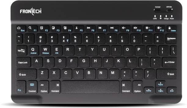 Frontech FT-1603A Bluetooth Standard Multi-device Keyboard Compatible with Laptop