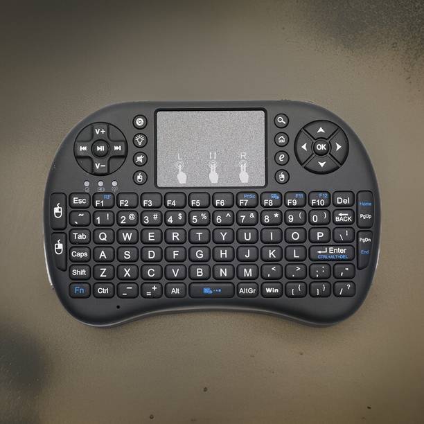 Clairbell L15_Hard key Mini Home Theater Keyboard: Touchpad Included Smart Connector Handheld Multi-device Keyboard Compatible with Desktop, Laptop, Mac