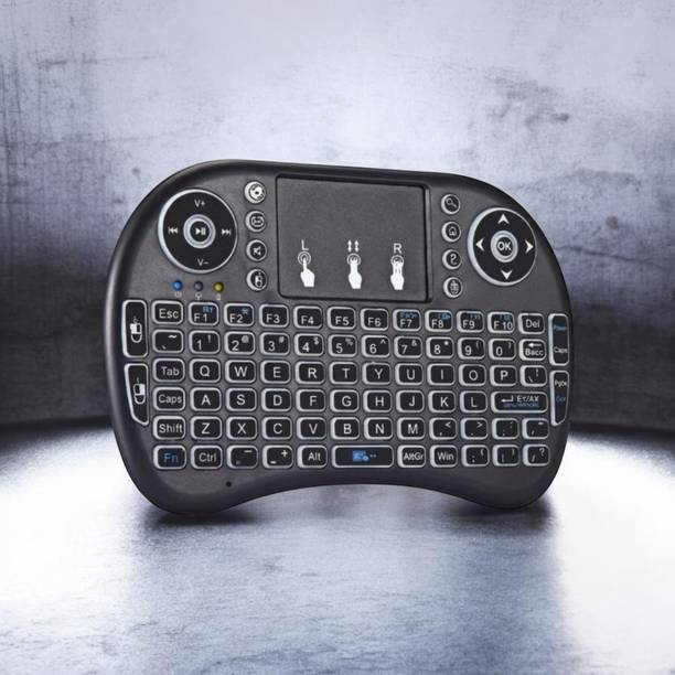 DAKSHWAY Mini Wireless Keyboard Touchpad Mouse Combo BK2621 Bluetooth Handheld Multi-device Keyboard Compatible with Laptop