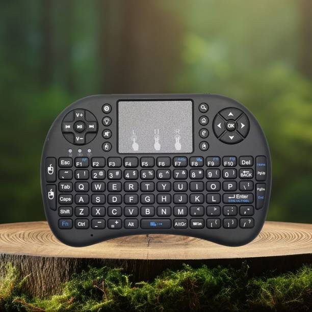 GUGGU Bluetooth Wireless Keyboard with Slim & Portable Easy-Switch, TV & Laptop F257 Wireless Thumb-size Multi-device Keyboard