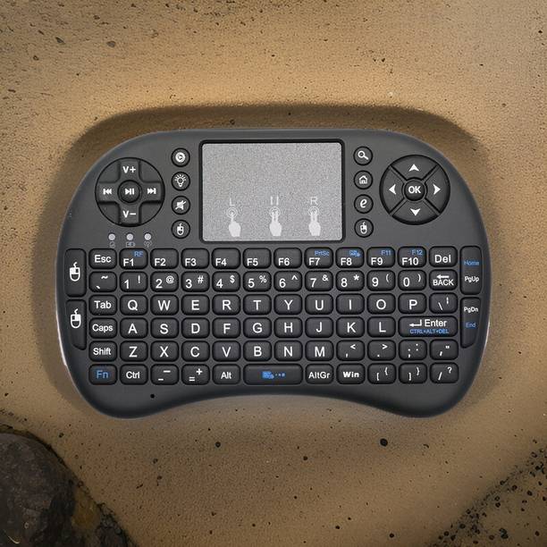 FRONY O30_Hard key Mini Home Theater Keyboard: Touchpad Included Smart Connector Handheld Multi-device Keyboard Compatible with Desktop, Laptop, Mac