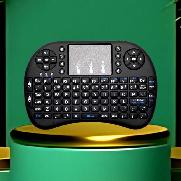 FRONY Bluetooth Wireless Keyboard with Slim & Portable Easy-Switch, TV & Laptop F91 Wireless Thumb-size Multi-device Keyboard Compatible with Desktop, Laptop, Mac