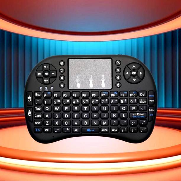FRONY Bluetooth Wireless Keyboard with Slim & Portable Easy-Switch, TV & Laptop F82 Wireless Thumb-size Laptop Keyboard Compatible with Desktop, Laptop, Mac