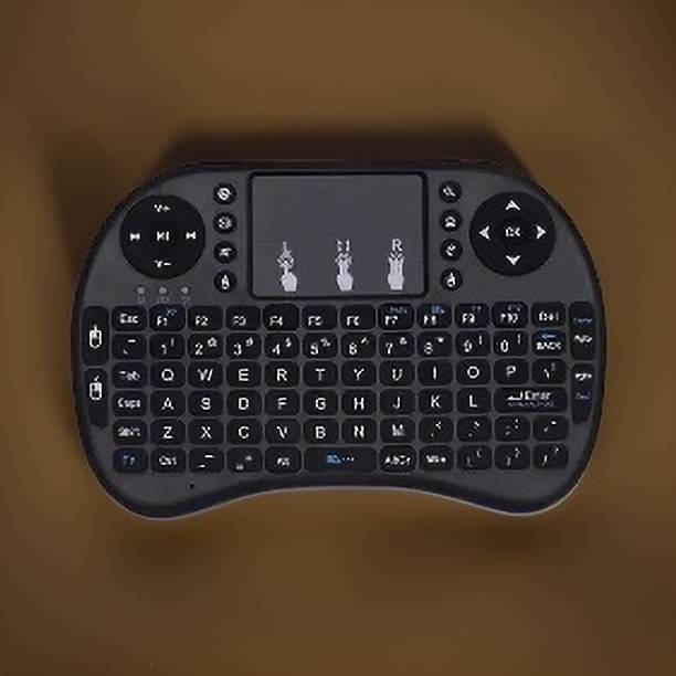 GUGGU N22_Hard key Mini Home Theater Keyboard: Touchpad Included Smart Connector Handheld Multi-device Keyboard Compatible with Desktop, Laptop, Mac