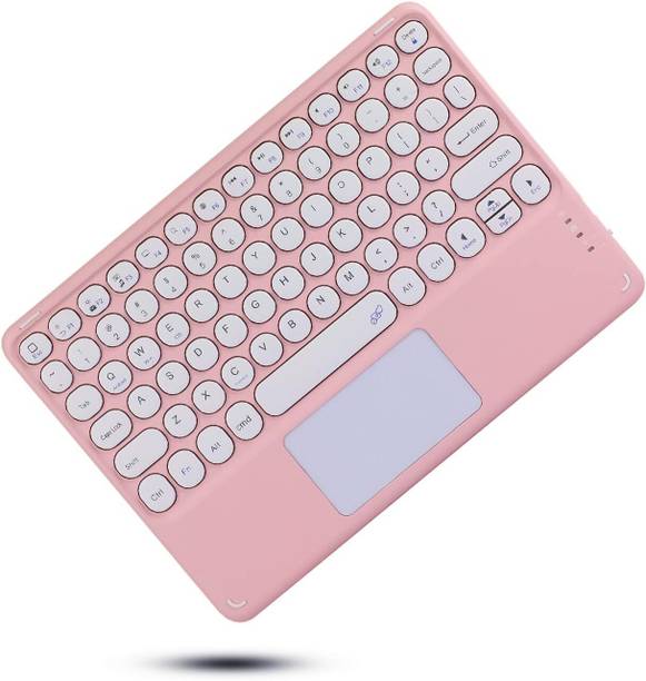 MILICRYSTAL AN 6030 pink Bluetooth Laptop-size Multi-device Keyboard Compatible with iPad