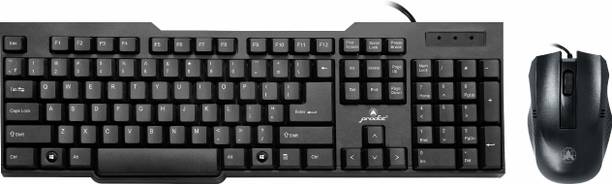 PRODOT Choice and 175 USB Wired Keyboard And Mouse Combo Wired USB Standard Multi-device Keyboard Compatible with Desktop, Laptop, Mac
