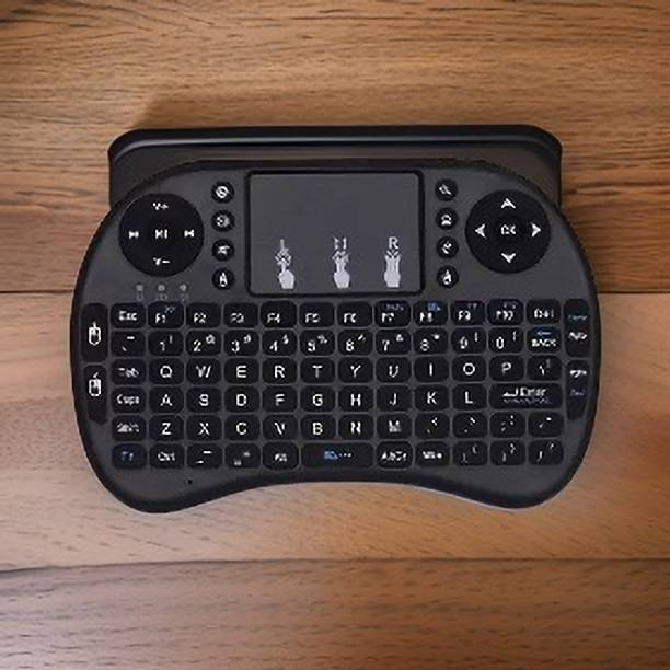 Clairbell I50_Hard key Mini Home Theater Keyboard: Touchpad Included Smart Connector Handheld Multi-device Keyboard Compatible with Desktop, Laptop, Mac