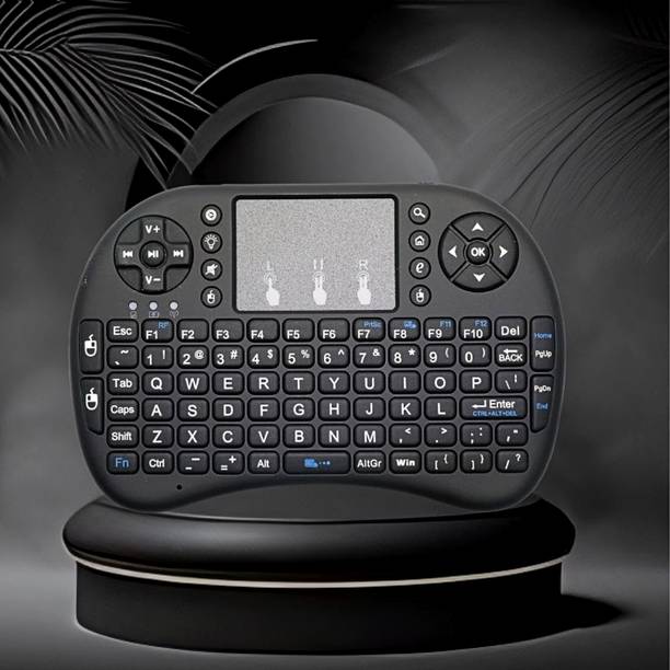 FRONY Bluetooth Wireless Keyboard with Slim & Portable Easy-Switch & TV & Laptop Z497 Wireless Thumb-size Multi-device Keyboard Compatible with Desktop, Laptop, Mac
