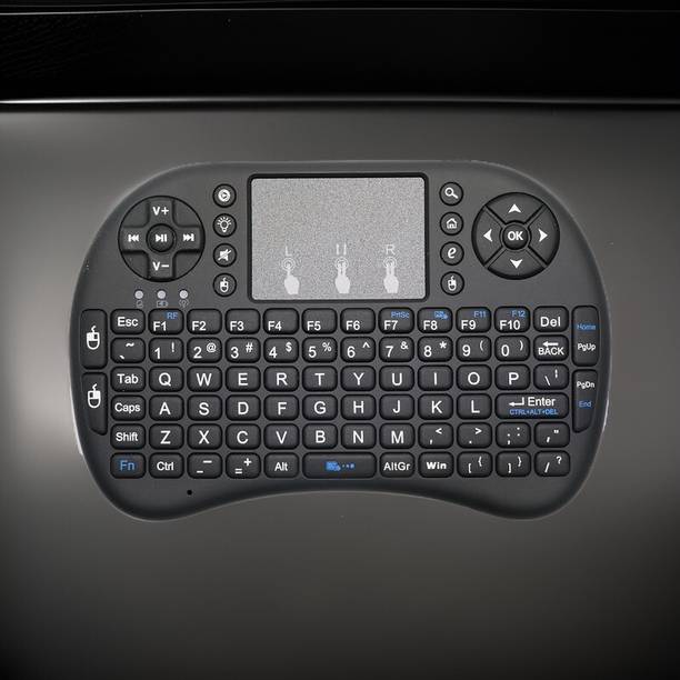 Clairbell B46_Hard key Mini Home Theater Keyboard: Touchpad Included Smart Connector Handheld Multi-device Keyboard Compatible with Desktop, Laptop, Mac