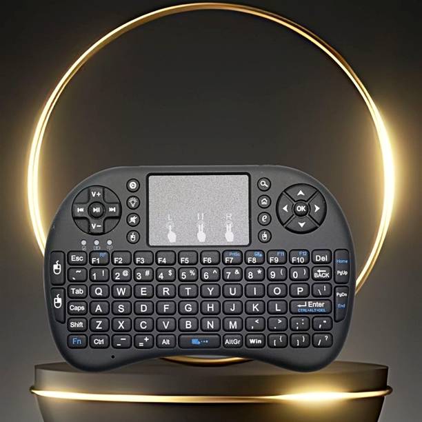 FRONY Bluetooth Wireless Keyboard with Slim & Portable Easy-Switch, TV & Laptop F471 Wireless Thumb-size Multi-device Keyboard