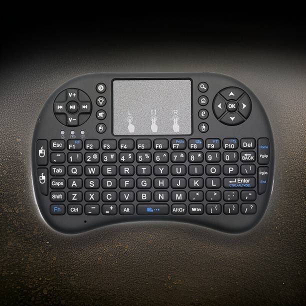 GUGGU N77_Hard key Mini Home Theater Keyboard: Touchpad Included Smart Connector Handheld Multi-device Keyboard Compatible with Desktop, Laptop, Mac