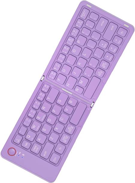 ELECTRO WOLF PFK1 Wireless Standard Multi-device Keyboard Compatible with Laptop