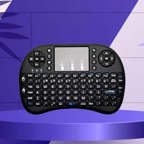 FRONY Bluetooth Wireless Keyboard with Slim & Portable Easy-Switch, TV & Laptop F50 Wireless Thumb-size Multi-device Keyboard Compatible with Desktop, Laptop, Mac