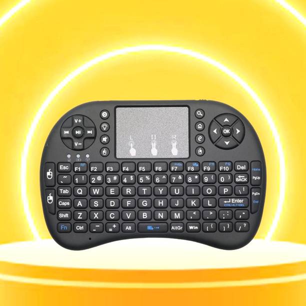 FRONY Bluetooth Wireless Keyboard with Slim & Portable Easy-Switch & TV & Laptop Z72 Wireless Thumb-size Multi-device Keyboard