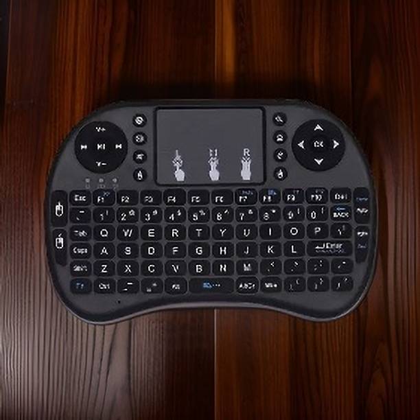 GUGGU H31_Hard key Mini Home Theater Keyboard: Touchpad Included Smart Connector Handheld Multi-device Keyboard Compatible with Desktop, Laptop, Mac