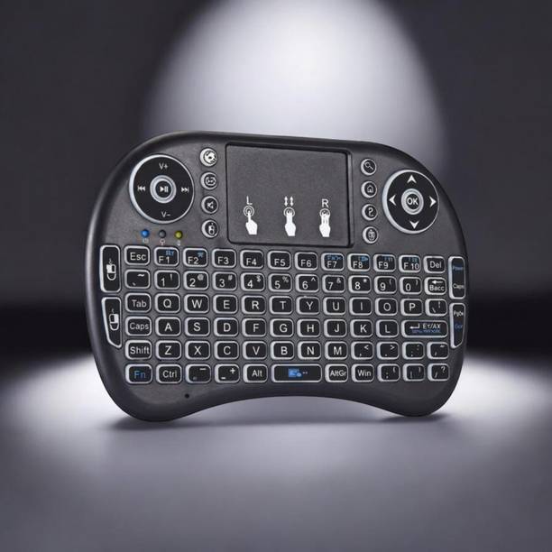 DAKSHWAY Mini Wireless Keyboard Touchpad Mouse Combo BK2690 Bluetooth Handheld Multi-device Keyboard Compatible with Laptop